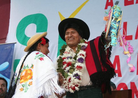 Evo Morales - Photo José Lirauze / ABI