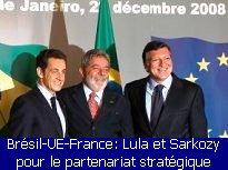 Sarkozy, Lula, Dur&atilde;o Barroso - &copy; F. de la Mure/MAEE