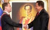présidents Chavez et Medvedev
